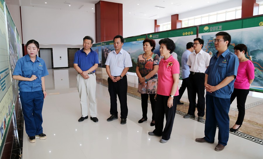 1-2015年8月，全國政協(xié)副主席、中國科學院院士王志珍一行蒞臨金徽股份調研。.jpg